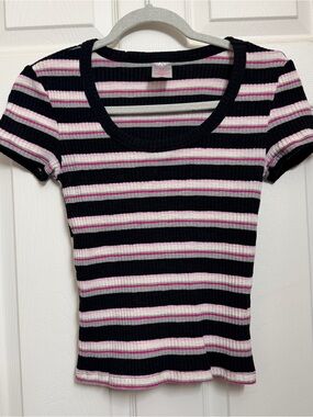 Striped Crop Top